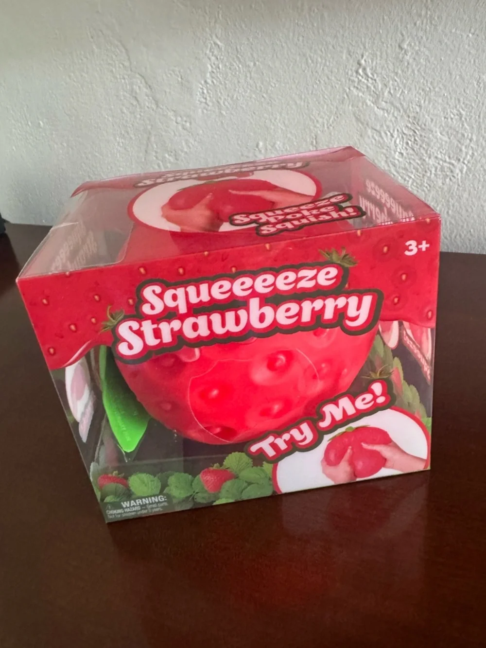 Squeezy Jumbo Strawberry Squishy toy